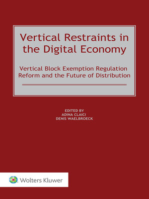 cover image of Vertical Restraints in the Digital Economy